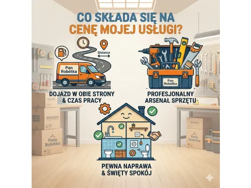 Ile kosztuje święty spokój? Sekret Pana Robótki: Dlaczego dobra Złota Rączka ceni swoje usługi?