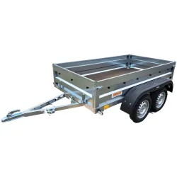 Wynajem - Przyczepa lekka 750 kg | 2 osiowa | 263x129 cm | uchylna