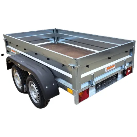 Wynajem - Przyczepa lekka 750 kg | 2 osiowa | 263x129 cm | uchylna