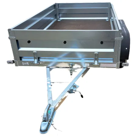 Wynajem - Przyczepa lekka 750 kg | 2 osiowa | 263x129 cm | uchylna